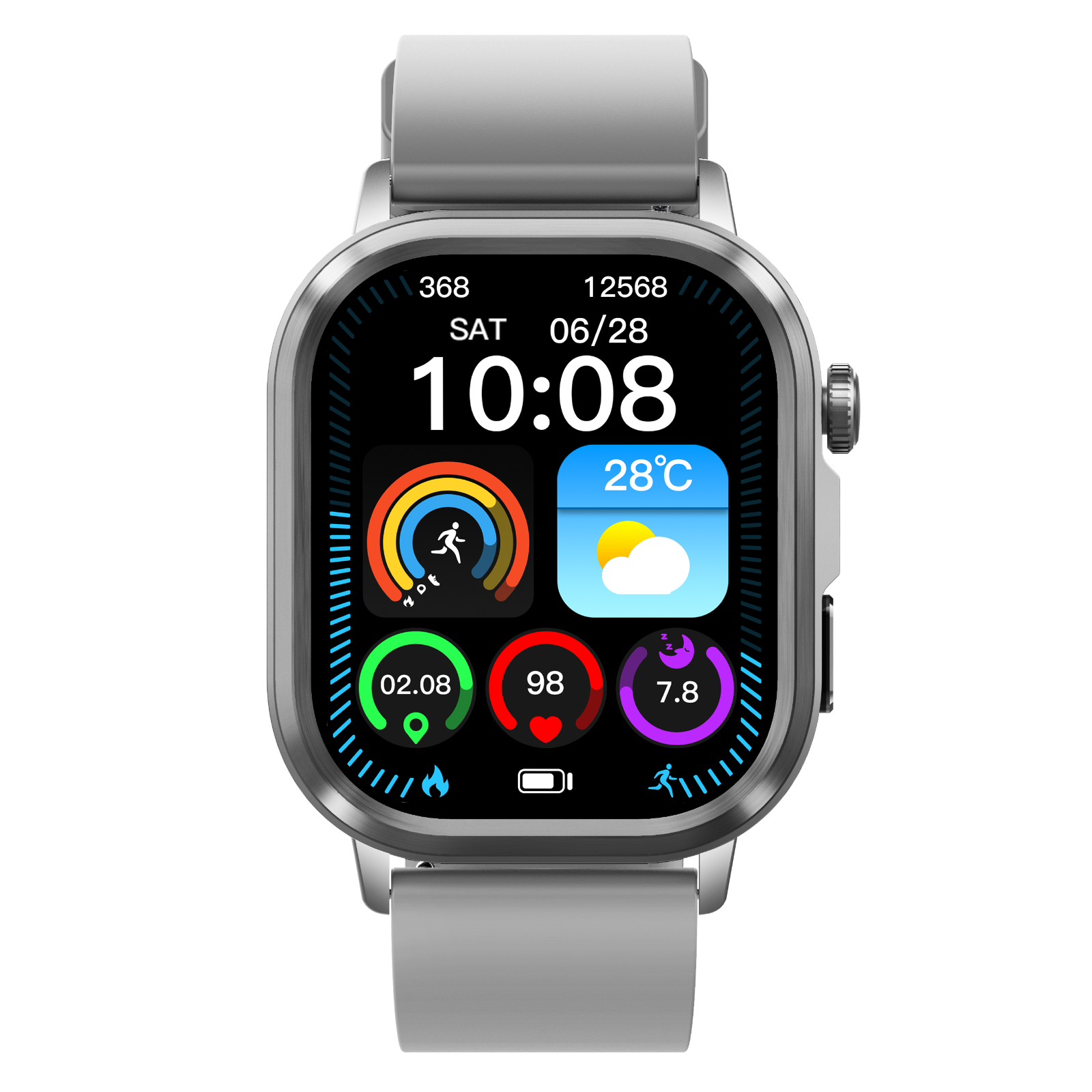 ET573 Smart Health Watch: Advanced AI ECG Analysis, Medical-Grade Sensors, Proactive Health Assistant