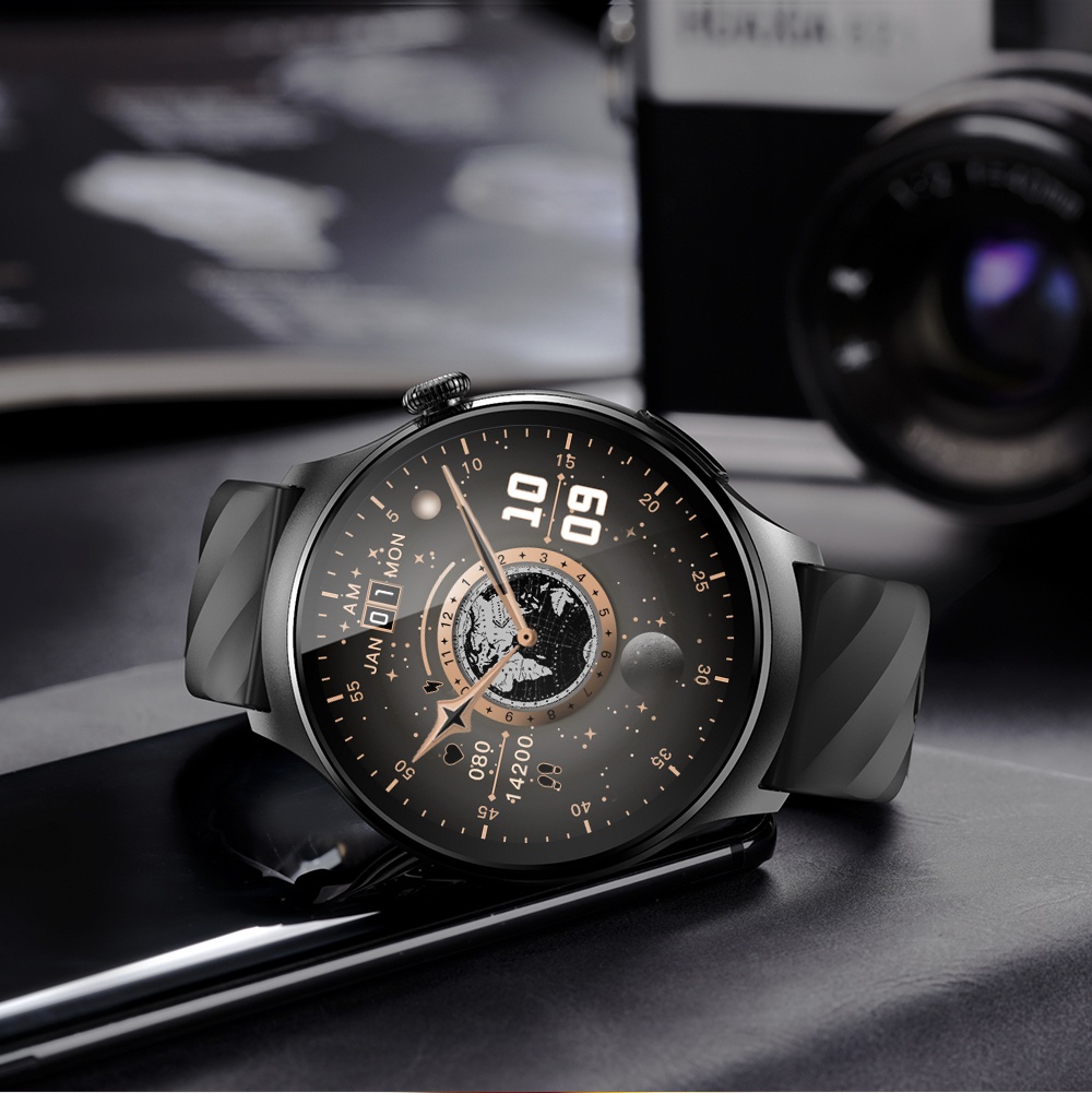 New Style Pro Digital Round Smart Watch Heart Rate Sleep Fitness Health Inteligente Waterproof Android Bracelet Smart Watch